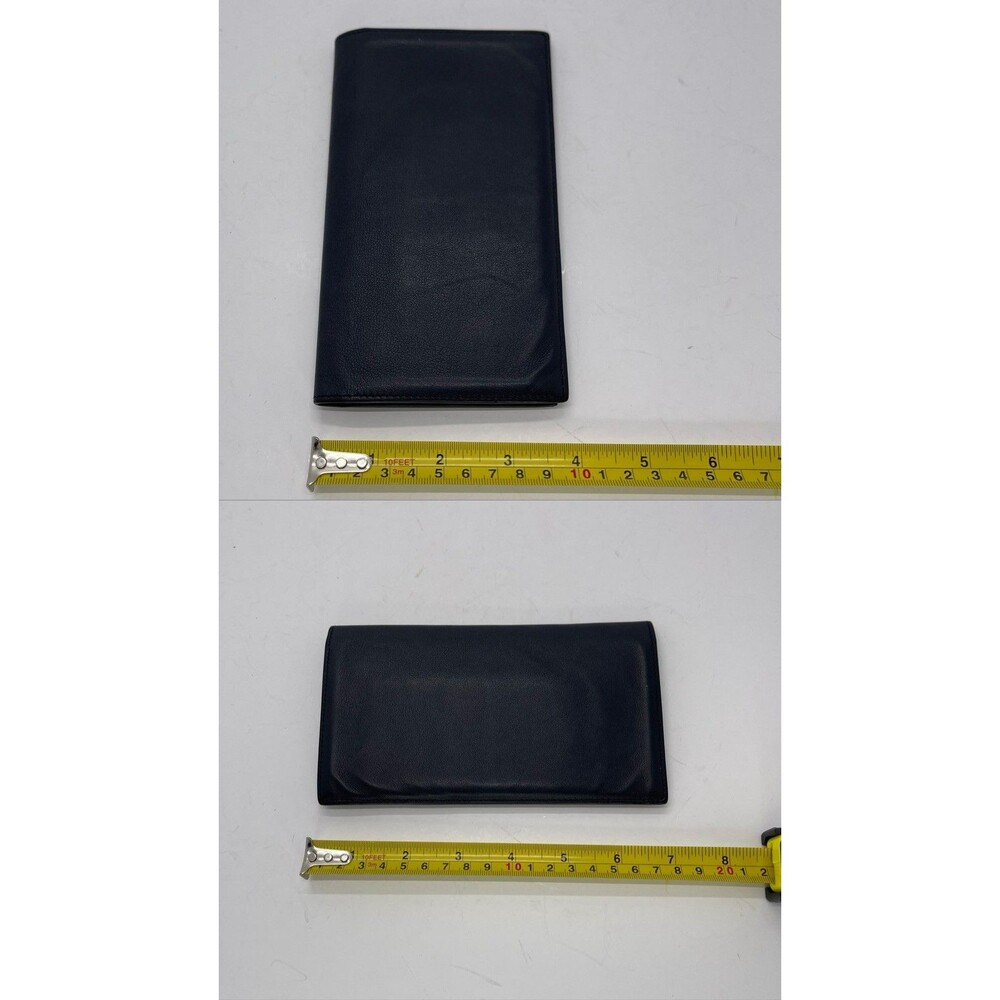 Hermès Citizen Twill Swift Leather Long Bifold Wallet Black w/ Box & Ribbon/62 - Picture 9 of 9